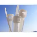 Bundle of plastic cable ties