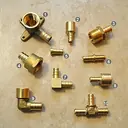 Brass PEX elbow fitting