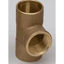 Brass PEX tee fitting