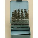 Set of twist drill bits